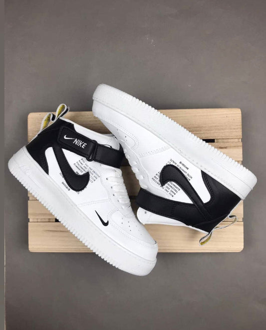 Nike Air Force Bota blancas/negras - Postu Tienda