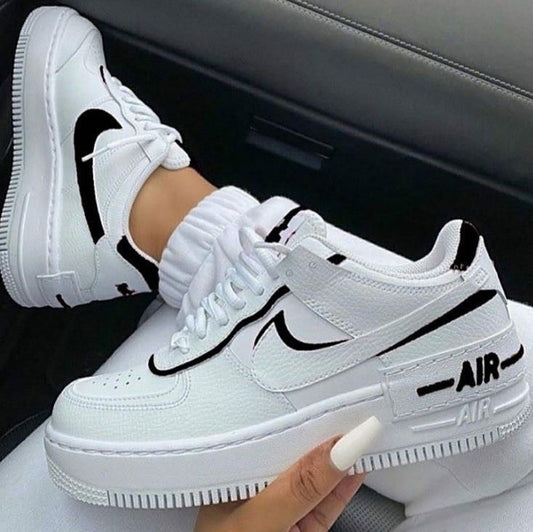 Nike Air Force Shadow Blancas/Negras - Postu Tienda